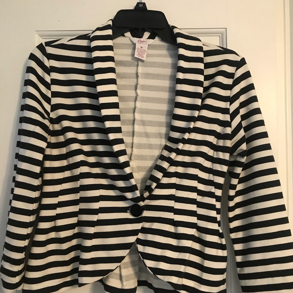 Stripe Blazer